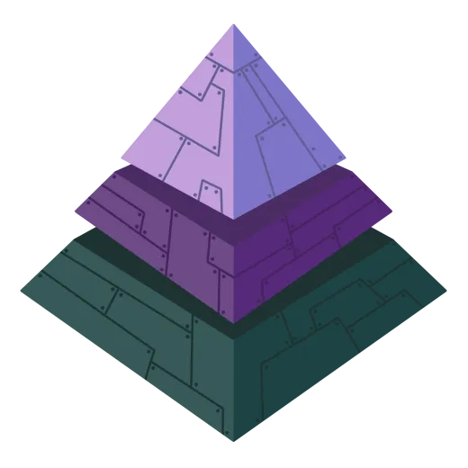 Electronic pyramid